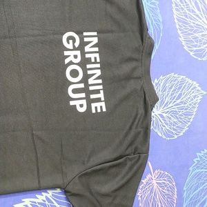 A Black Regular Wear Tee-shirt