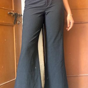 Charcoal Flared Formal Trouser, 30