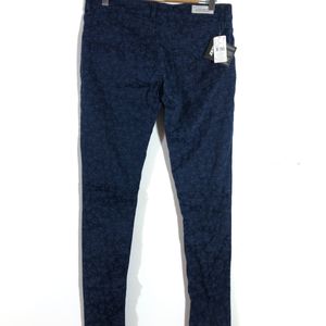 Blue Printed Jeans(Women’s)