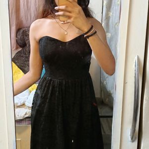 Sleeveless, Backless Black Dress