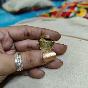 Pure Brass Vintage Dokra Ring