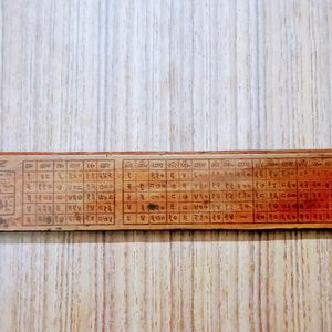 2 Vintage Wooden Rulers