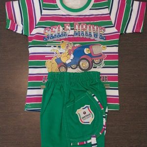 New Tshirt And Shorts Set (6-12 Months)