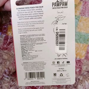 Dr Paw Pw Tinted Peach Pink Balm