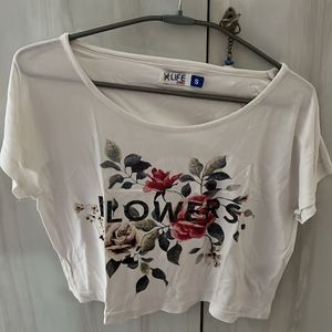 White Crop Top From Lifestyle