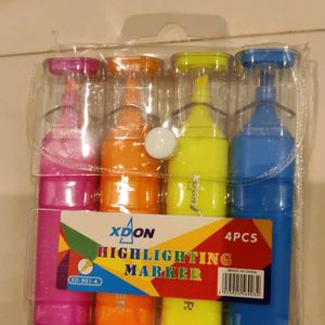 4 Colors Highlighter Set