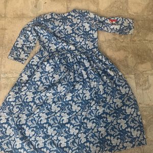 Blue Cotton Dress