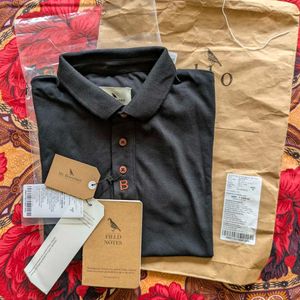 Mr Bowerbird Black Polo Shirt (M) New With Tag