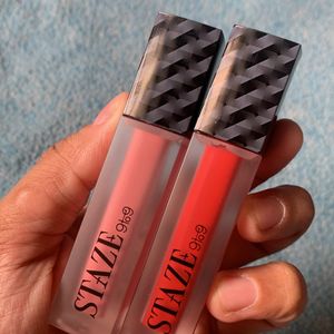 COMBO-STAZE 9to9 Liquid Lipsticks(10+11)