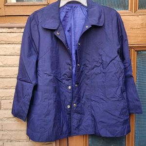 Blue Windcheater Jacket