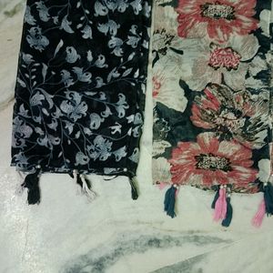 Combo Of TwoFloral Scarfs