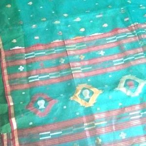 Brand new light weight thread work saree &fall