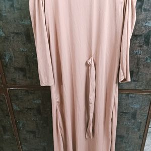 ON SALE!!Satin Robe Some Flaw In One Sleve