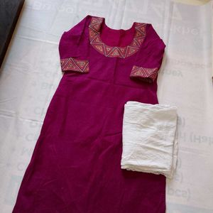 Kurti Plazo Set (4 Inch Margin)