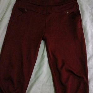 Maroon Pants...