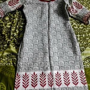 Cotton Kurti With Dupatta