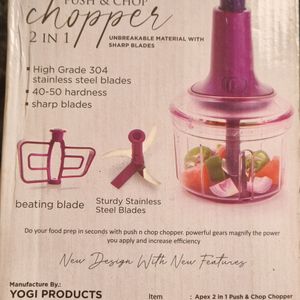 Push & Chop 2 In 1 Chupper Best Quality Product