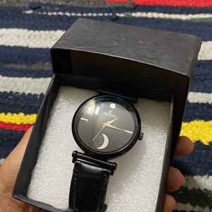 Timetrack Leather Watch