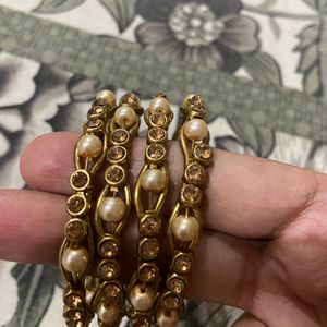 Golden Bangle Set