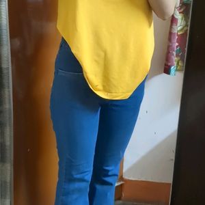 Blue Bootcut Jeans For Women
