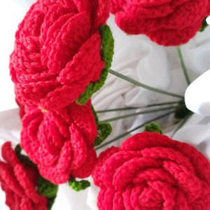 Crochet Rose Bouquet 💐