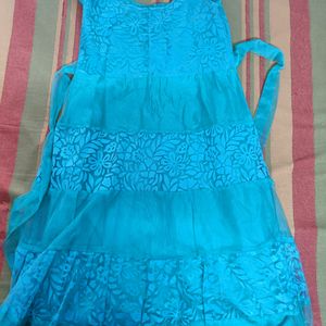 Sea Green Anarkali Suit Set