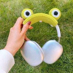 Crochet Frog Headphone Cover!!