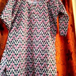 Pure Cotton Printed Kurti