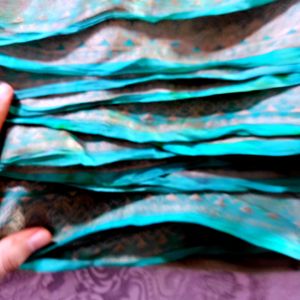 Women Classy Sea Green Colour Heavy Bhandani Saree