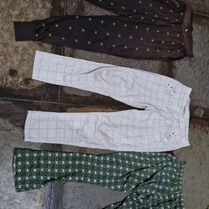 4 trouser with one free white leggings