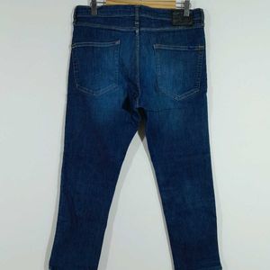 Dark Blue Faded Jean's For Men's