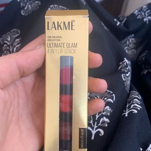 Lakme Ultimate Glam 4 In 1 Lipstick-party Chick