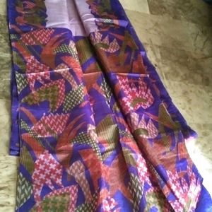 Paper Silk Purple Border Saree 💜