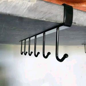 6 in 1 SS Hanger Hook(pack Of 2)