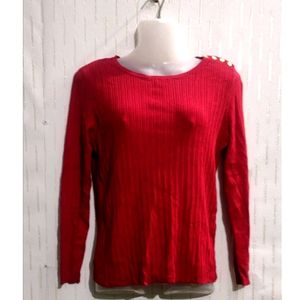 Red Sweater top For women's
