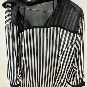 Black & white Striped Shirt