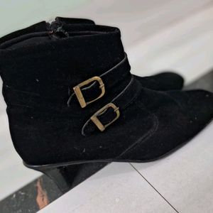 Black Velvet Boots.