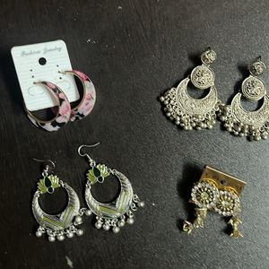 4 Set Earrings