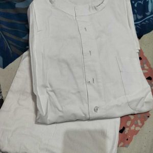 White Kurta With Pajama