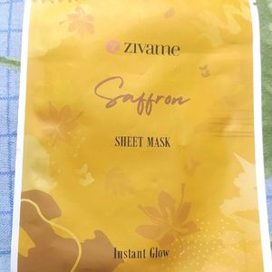 Zivame Sheet Mask Rose Saffron & Retinol Pack Of 3