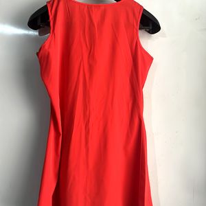 Red Sleeveless Party Top