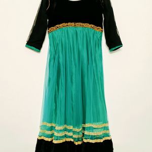 Beautiful Ocean Green Long Top Just For 150rs.