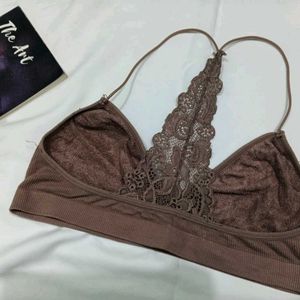 LACE CROP TOP BRA