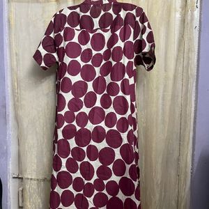 Open Kurta With Button