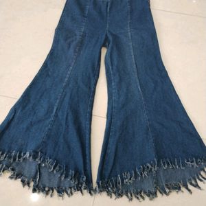 Denim Palazzo Pants For Women & Girls