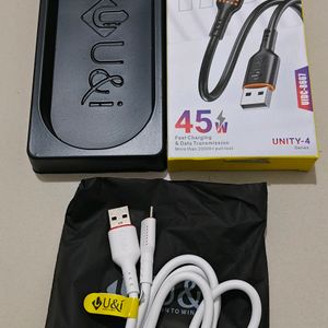 Earphone  And Type C Data Cable