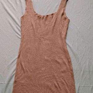 Peach Bodycon Dress