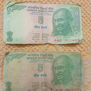 5 Rs Indian Cash