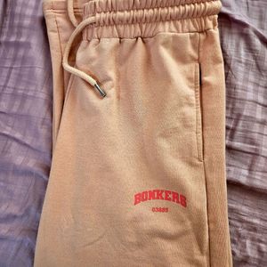 Bonkers Peach Color Track Pants