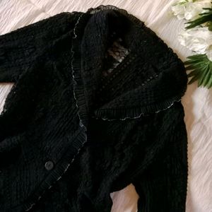 Asthetic Black Sweater